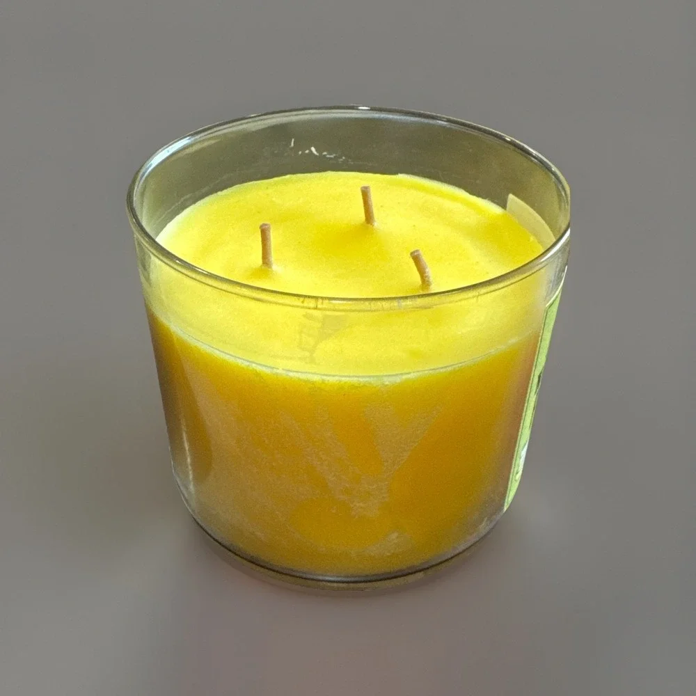 Bath & Body Works Banana Nutmeg Bread Pudding 3-Wick Candle Rare 14.5oz No Lid